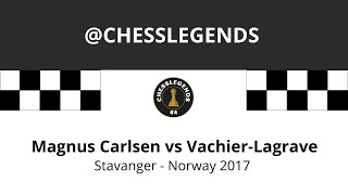 Magnus Carlsen vs Vachier-Lagrave. Stavanger - Norway 2017.