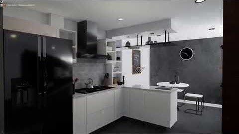 Architecture Real-time Interative - Unreal Engine 4 - KITCHEN ED