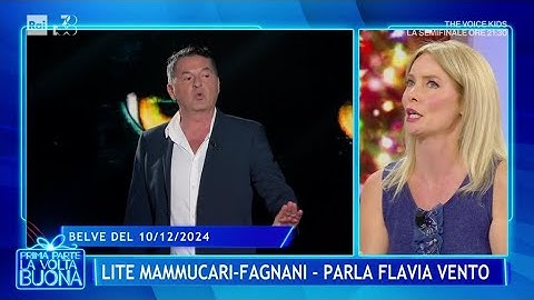 Lite Mammuccari-Fagnani - Parla Flavia Vento - La Volta Buona 13/12/2024