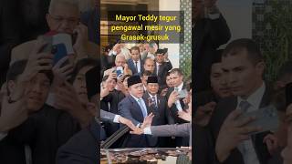 Mayor Teddy tegur pengawal mesir #prabowo #teddyindrawijaya #mesir #indonesia