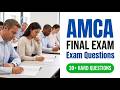 Pass Your AMCA Final Exam In 2026 With These Proven Practice Questions And Answers