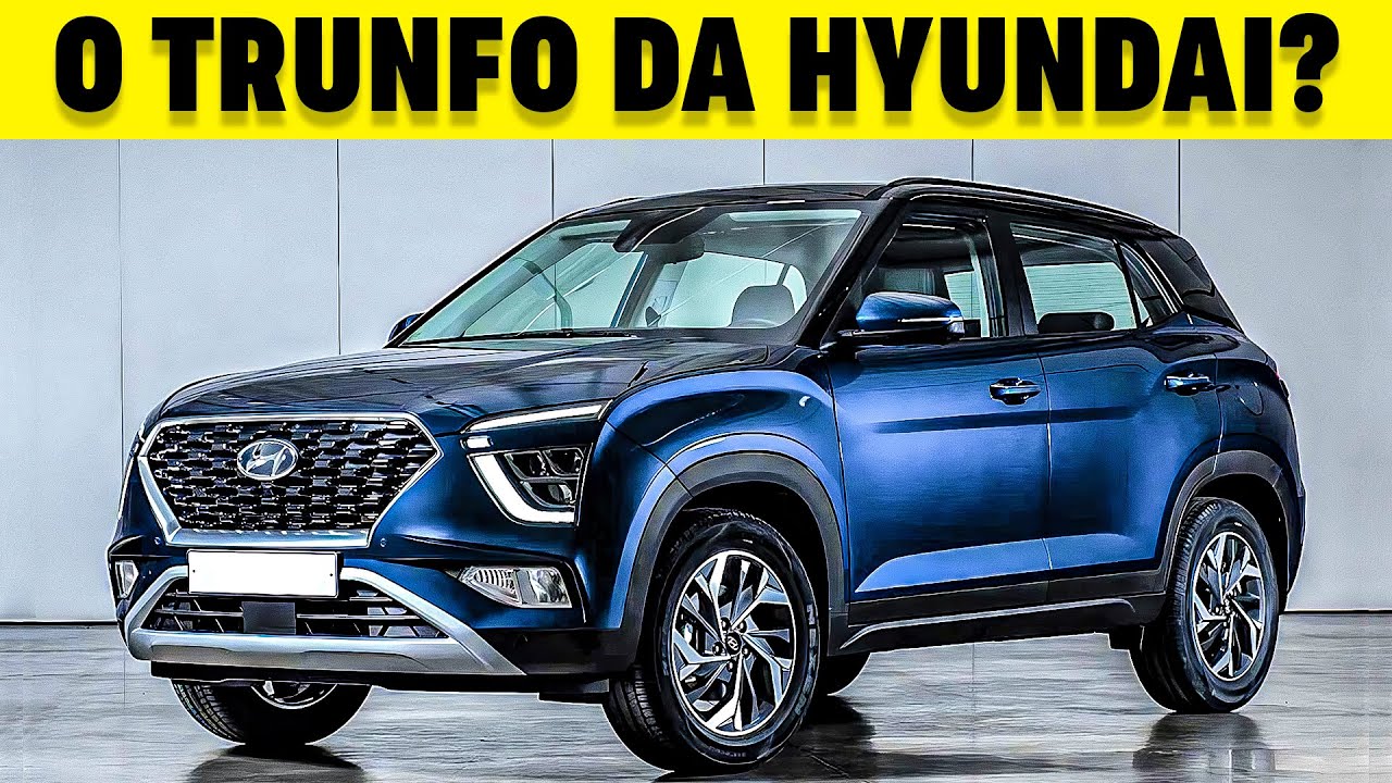 🚨 HYUNDAI RESOLVE REAGIR A BYD: SUV COMPACTO COM DETALHES PENSADOS! NOVO CRETA COM MOTOR TURBO