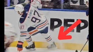 McDavid Injured During Warmups?