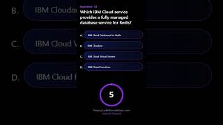 Which IBM Cloud service provides a fully managed database service for Redis