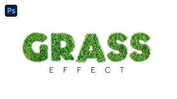 Grass Text Effect In Photoshop | Grass Texture | Adobe Photoshop Tutorial Easy & Quick