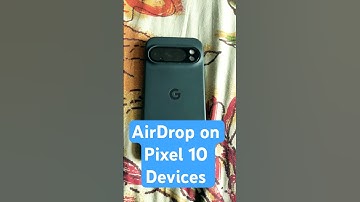 Wait... Pixel can AirDrop to Macbook, iPad and iPhone now? (No Apps Needed) 🤯 #pixel10pro #airdrop