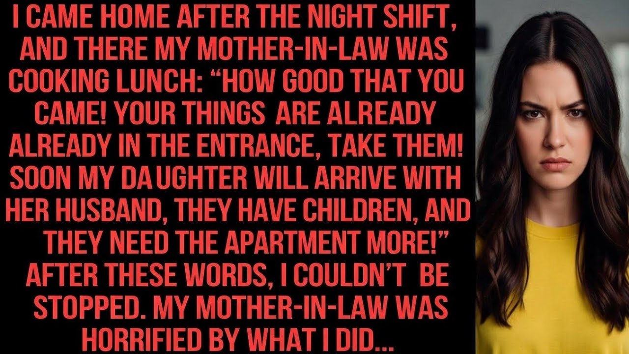 “Take Your Things and Leave!” – Husband & Mother Betrayed Me After Night Shift