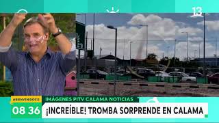 Sorprendentes remolinos de polvo en Calama y Coquimbo