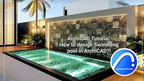 How to design a swimming pool in #archicad23?! | Learn Architecture with JDCroix✌