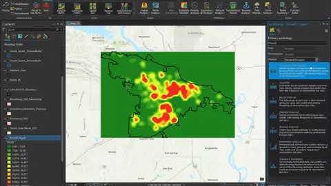 Sp23 In-Class: ArcGIS Pro Buffer & KDE (hotspot)
