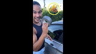 How to unlock a car door without keys! 💡😉 #Shorts