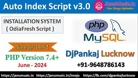 OdiaFresh | DjGita | Odia Special Auto Index PHP Script | Latest PHP Version 7.4 | DjPankajLucknow