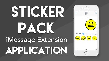 Sticker Pack Application | iMessage Extension - iOS 10 Geeky Lemon Development