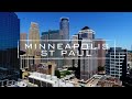 Minneapolis  st paul minnesota  4k drone tour over twin cities