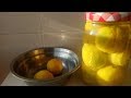 Cómo hacer Limones encurtidos. Un condimento típico de la cocina marroquí.