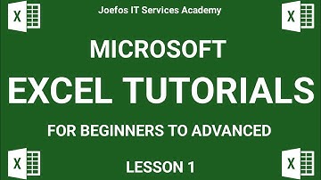 Microsoft Excel Tutorials For Beginners Lesson 1