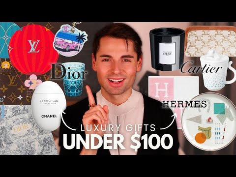 AFFORDABLE* LUXURY GIFT IDEAS UNDER $100  Hermes, Chanel, Cartier Luxury  Christmas Gift Guide 2023 