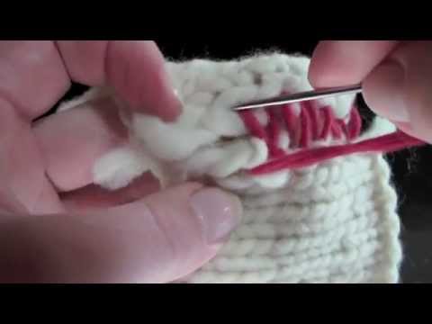 KnitFreedom | Seaming | Mattress Stitch - How to Invisibly Sew Up Your Knitting