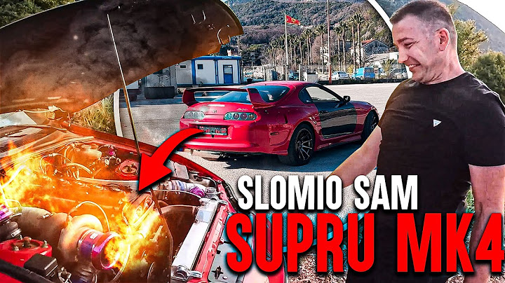 SLOMIO SAM SUPRU MK4 I TRKAO SE SA RIS-om
