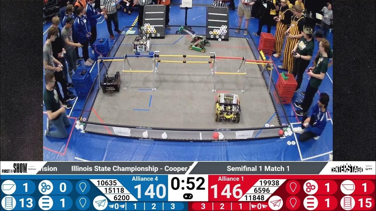 Cooper Semifinal 1 Match 1 Illinois FTC State Championship 2024 YouTube
