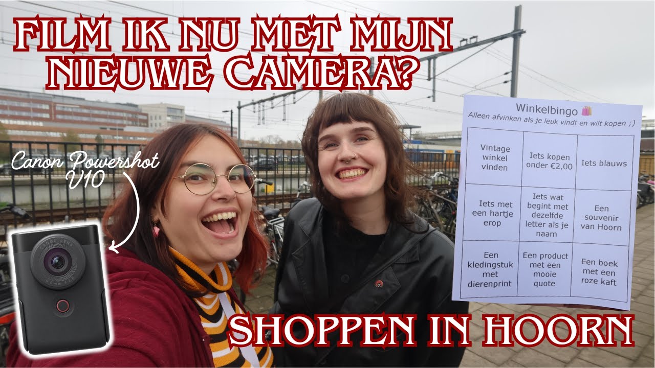 Vandaag ben ik beland in Hoorn met Puck | vlog 2 | winkelbingo | Canon Powershot v10 | oktober 2025