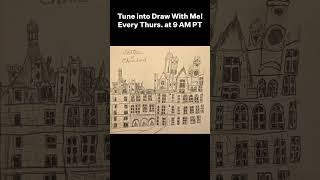 Last Week On Draw With Me: Castles #sbsdrawwithme