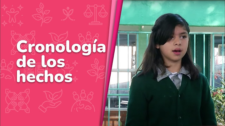 Cronología de hechos  • Ética, naturaleza y sociedades • 2do grado | Video detonador