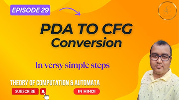 PDA to CFG Conversion Explained Step-by-Step | Theory of Computation Made Easy