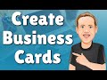 How to Create Business Cards in Minutes