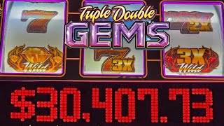 Triple Double Gems $9 Spins 3 Reel Progressive Slot