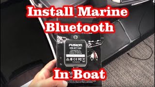 Fusion BT-100 Marine Bluetooth® adapter at Crutchfield