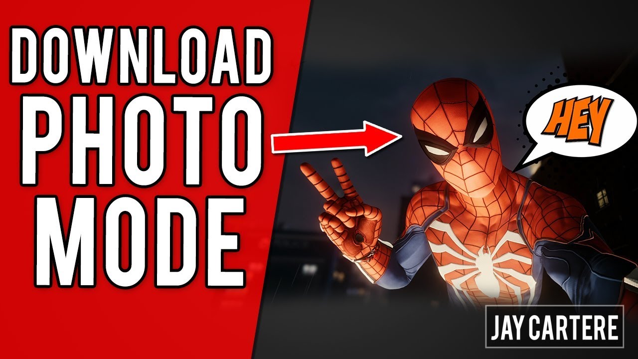 Spider-Man PS4 Tutorial - How To Download Photo Mode - No Photo Mode In Menu Fix