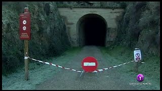 Derrumbamiento en un túnel de La Jara