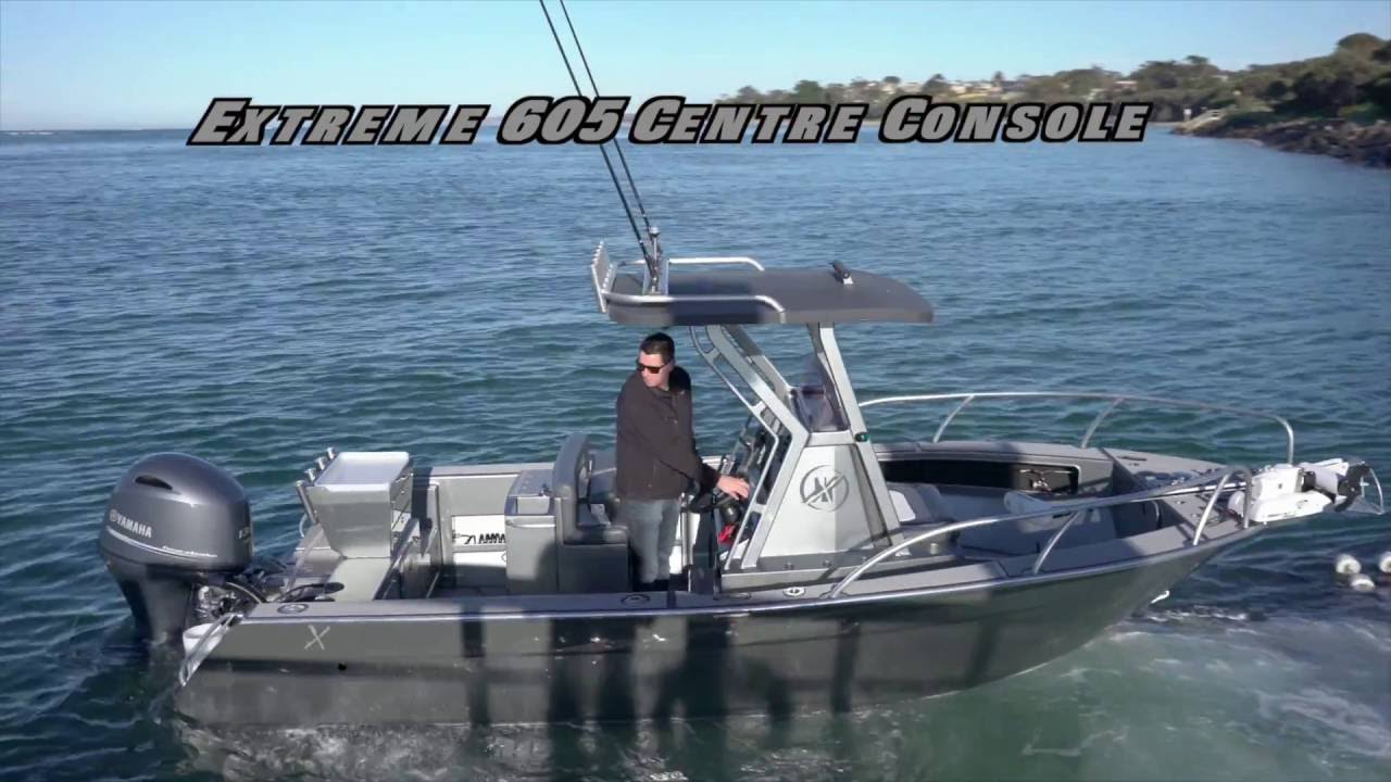 Extreme Plate Boats - 605 Centre Console - YouTube