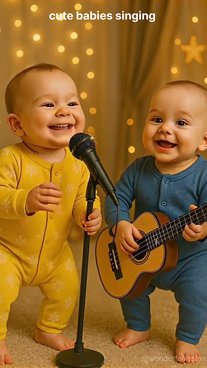 Adorable Baby Singers Who Will Melt Your Heart # Al video # shorts