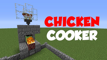 Minecraft 1.12: Redstone Tutorial - Chicken Cooker 2000! (NEW VERSION IN DESC)