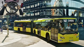 The Bus - Line 147 Dynamic Weather - Unreal Engine 5 | Steering Wheel Gameplay