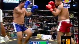 Kun Khmer - Eh Phuthong vs Thai Koyann (93kg) 6-9-2013