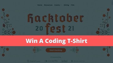 Get A Chance To Win A Coding T-Shirt! - Hacktoberfest 2021