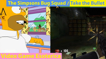 The Simpsons Bug Squad / Take the Bullet - Dreamcast Beta and Tech Demos