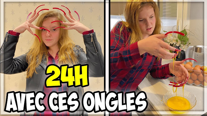 JE PORTE DES FAUX ONGLES LONGS PENDANT 24H ! Wearing SUPER LONG Acrylic NAILS For 24 Hours!