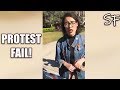 Angry Protester Raises HAVOC At Campus Tabling Event | Social Fails