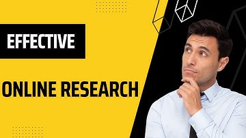 10 Strategies for Effective Online Research.