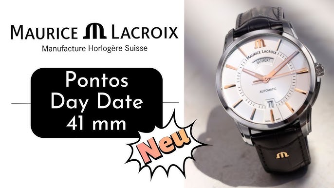 Maurice Lacroix Pontos Automatic Day Date Bronze PT6358-BRZ01-63E-3 -  YouTube