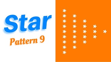 Printing Star Pattern in C Language | Pattern 9