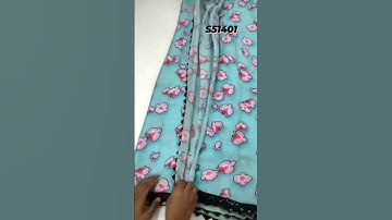 Georgette satin floral digital print with sequence work border. #sareefashion  #sareecollection