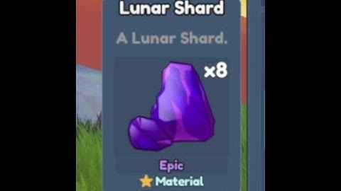 How to drop Lunar Shards on Elemental Dungeon (Roblox)