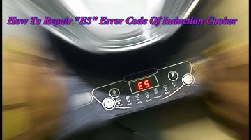 How To Repair Error Code "E5" Of A Induction Cooker (Very Useful) - Bengali Tutorial