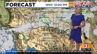 Some parts of Arizona see rain as heat continues in the Valley
