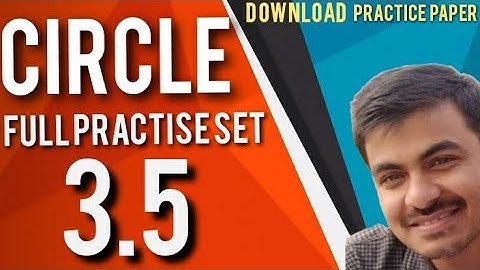Circle Practice Set 3.5 Class 10th Maharashtra Board New Syllabus Part 8